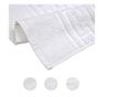Set 6 prosoape hoteliere premium albe model grecesc 30x50cm Hotelier