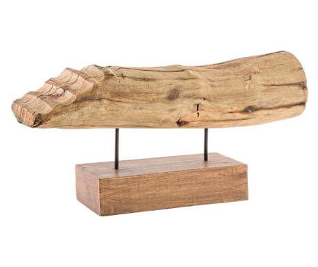 Dekoracija za stol od prirodnog drveta manga Naele 61 cm x 16 cm x 29,5 h