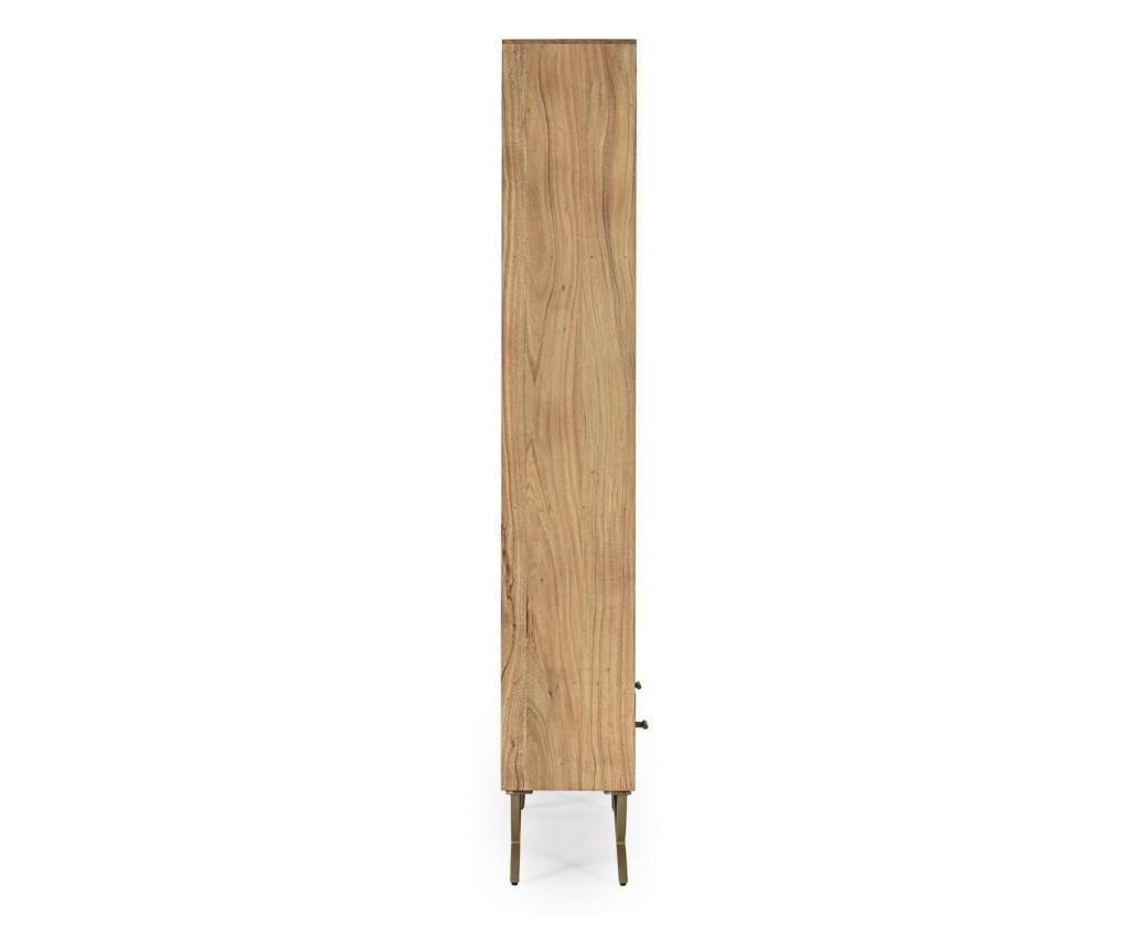 Raida barna fa könyvespolc 80 cm x 30 cm x 185 cm - 5