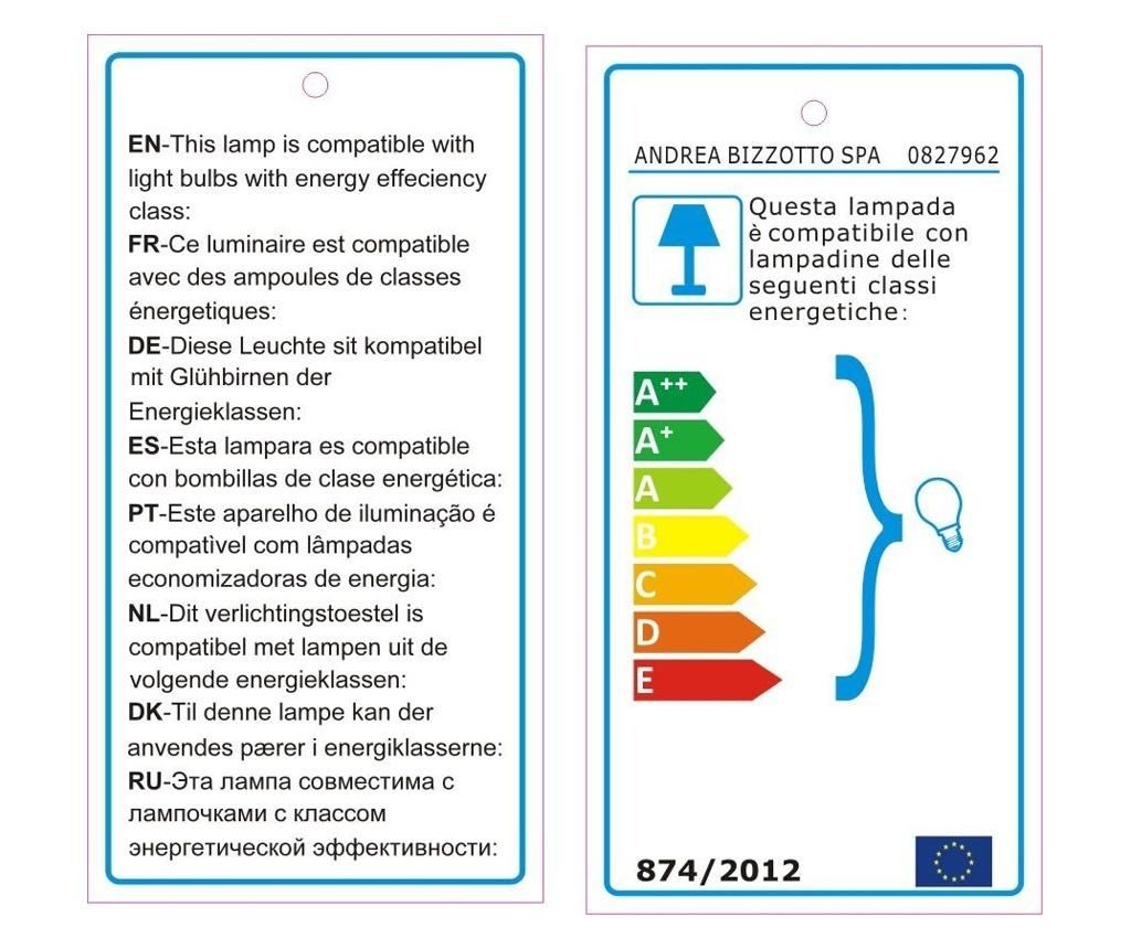 Lampa od prirodne morske trave Malawi, 40W, Ø 45,5 cm x 50 v - 3