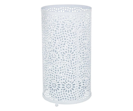 Rosone bijeli metalni stalak za kišobrane Ø 24 cm x 45 h