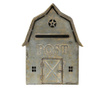 Пощенска кутия За стена От Желязо Сив Античен 26 См x 11 См x 35 h  0