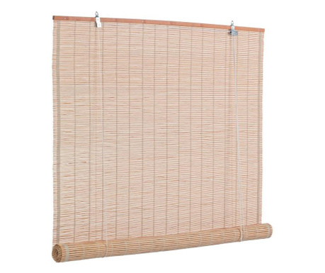 Jaluzea tip rulou din bambus natur Nizza 120 cm x 260 h  0