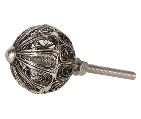 Pohištveni gumb iz srebrnega železa Ø 3 cm x 3 cm