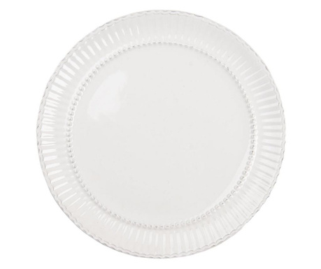 Krém kerámia tányér Ø 27 cm x 2 cm