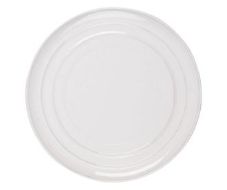 Κρεμ κεραμικό πιάτο 28 cm x 3 cm