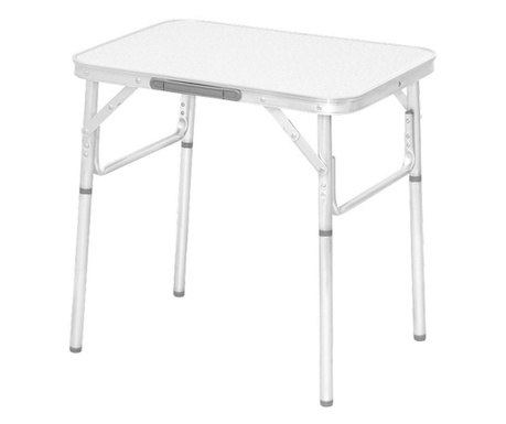 Aluminium kemping asztal, összecsukható mdf 600 x 450 x 250/590 mm palisad 0.32x0.41x0.3 cm