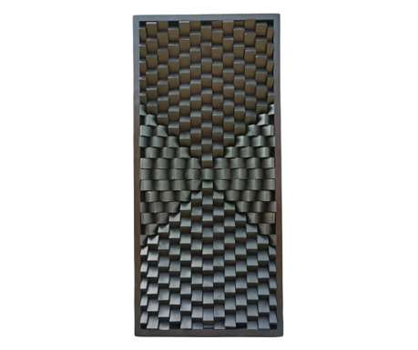 Panel acustic, tablou 3D din lemn masiv All Blacks, 54 x 118 cm