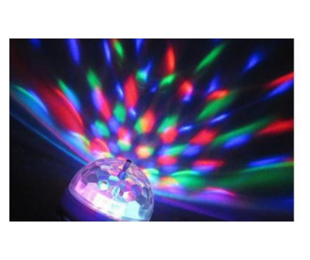 Bec LED multicolor rotativ