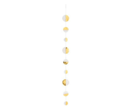 Obiect decorativ suspendat Capiz chain gold