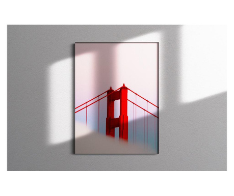 Tablou pe Sticla Golden Gate 50x70cm