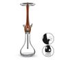 Narghilea WOOKAH, Merbau, Vas Transparent, mustiuc lemn, furtun silicon, 60 cm thumbnail 2