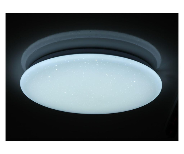 Lustra Klausen, LED lights, acrilic, Led, alb, 38x38x7 cm