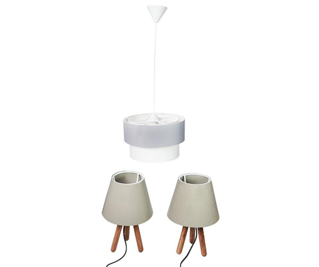 Kомплект висяща лампа и 2 настолни лампи
