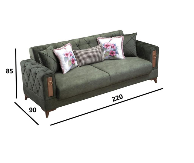 Rios Kihúzható kétszemélyes kanapé