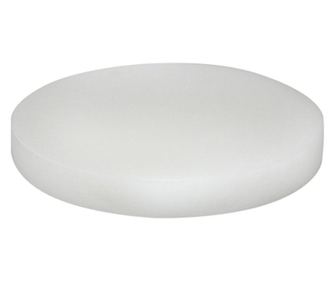 RAKI Butuc pentru transat carne profesional 40x3cm polietilena HDPE, alb