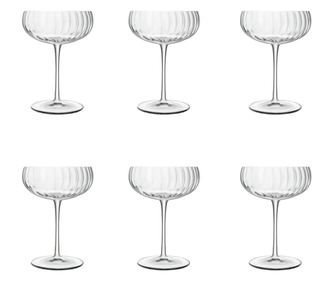 LUIGI BORMIOLI SPEAKEASIES SWING Set 6 pahare cocktail CHAMPAGNE 300ml D10,7xH14,8cm