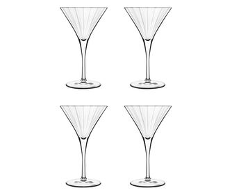 LUIGI BORMIOLI BACH Set 4 pahare martini 260ml D11,3xH18,5cm