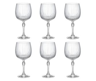 BORMIOLI ROCCO AMERICA "20S Set 6 pahare cocktail GINTONIC 745ml