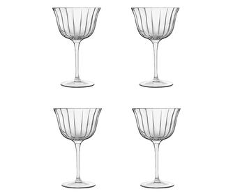 LUIGI BORMIOLI BACH Set 4 pahare cocktail RETRO FIZZ 260ml D9,7xH15,7cm