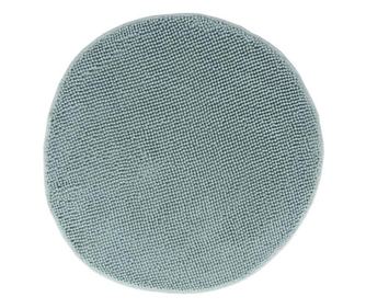 Covor baie rotund 80cm, albastru deschis, JOTTA Fringe