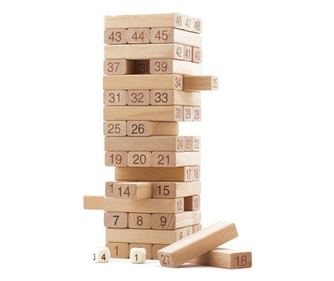 Joc Blocuri Tip Jenga Mare Natur