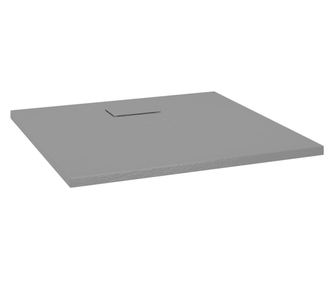 vidaXL Cădiță de duș, gri, 90x80 cm, SMC