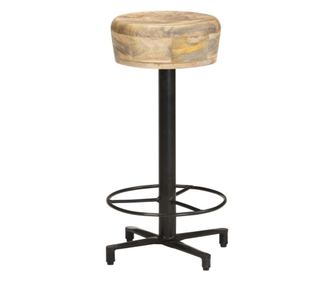 Scaune De Bar, 2 Buc., 66 Cm, Lemn Masiv De Mango