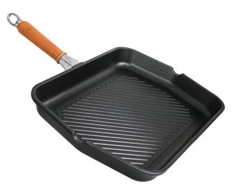 ANTIK ARS Tigaie grill 40x30xh5cm, aluminiu, strat antiaderent