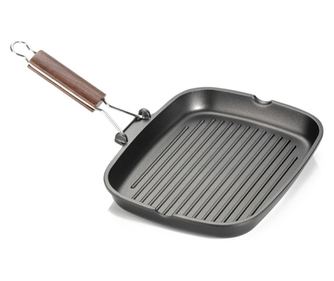 ANTIK ARS Tigaie grill 35x25xh4,5cm, aluminiu, strat antiaderent