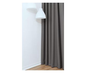 Draperie blackout evelyn gri bazalt, decolis, 1 buc, 150x250cm  150 x 250