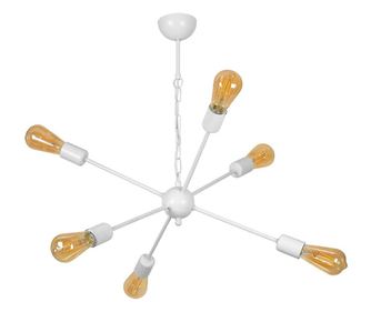 Полилей КРОС бял, 6xE27