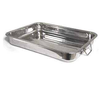 RAKI Tava inox dreptunghiulara pentru copt 45x32xh6cm