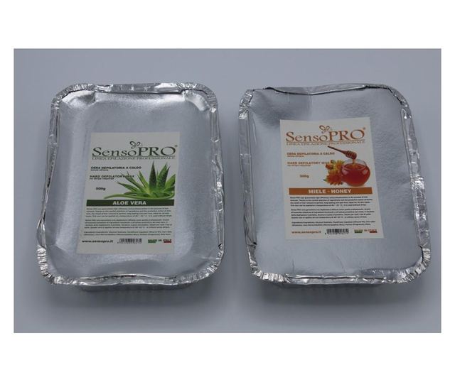 Paket 2 kutije Tradicionalni vosak za depilaciju s medom i Aloe Verom Senso Pro