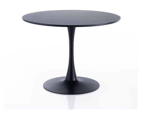 RESIGILAT Masa Tomasucci, Tomasucci Furniture, MDF, 90x90x74 cm, negru