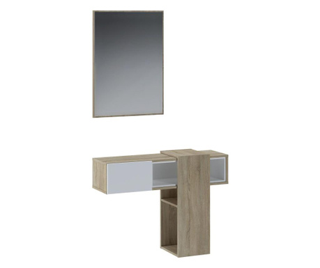 Комплект шкаф и стенно огледало Tomasucci Furniture