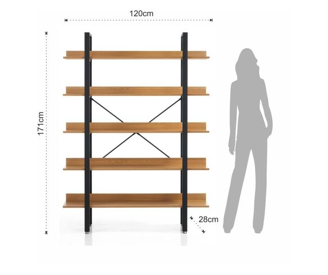 Knjižni regal Tomasucci Furniture