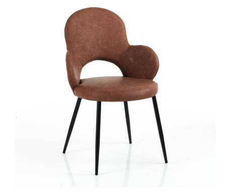 Set 4 scaune Tomasucci, Tomasucci Furniture, maro, 60x60x87 cm