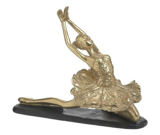 Decoratiune balerina, auriu/negru, 28Χ13Χ23 cm