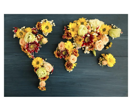 Fototapet Continente de flori, 400 x 250 cm