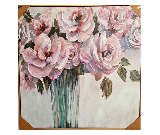 Маслена картина "Ваза с цветя" 80x80 cm