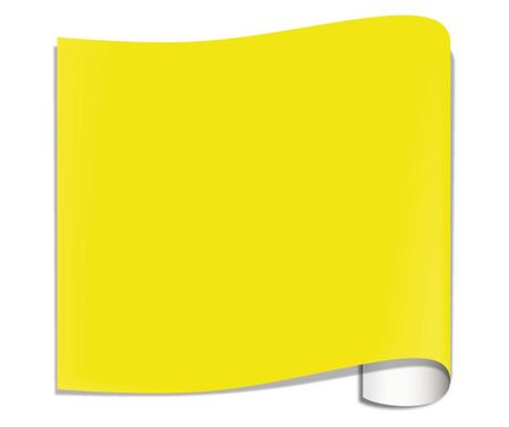 Samoljepljiva folija Oracal 651 sjajno limun žuta 025, 3 m x 1 m