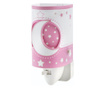 Lampa de veghe Dalber, Moon Pink, plastic, roz, 13x7x6 cm