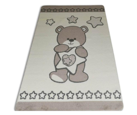 Covor copii Baby Set Star Bear Gri 120 x 180 cm  120x180 cm