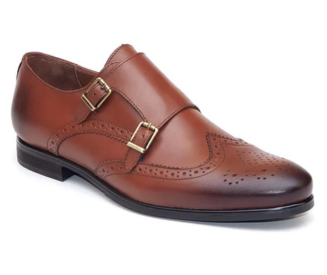 Pantofi eleganti barbati Bruxelle Maro (piele naturala) (Marime: 44)