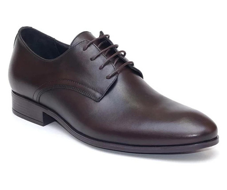 Pantofi eleganti barbati Berlin maro inchis (piele naturala) (Marime: 44)