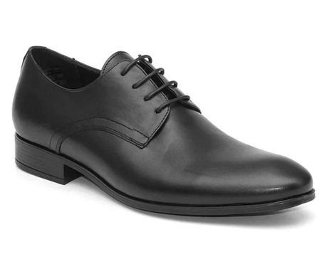 Munching Various Hurry up Pantofi eleganti barbati Oxford negru (piele naturala) (Marime: 39) - Vivre