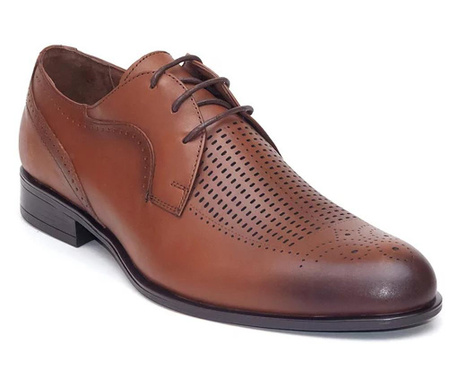 Pantofi eleganti barbati Belgium Maro (piele naturala) (Marime: 44)
