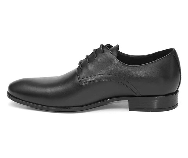 Pantofi eleganti barbati Berlin negru (piele naturala) (Marime: 44)