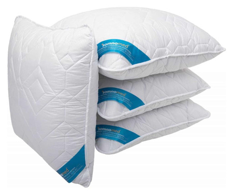 SET 4 Somnomed антимикробни и противогъбични възглавници, перещи се при 95 ° C - 70 x 70 cm